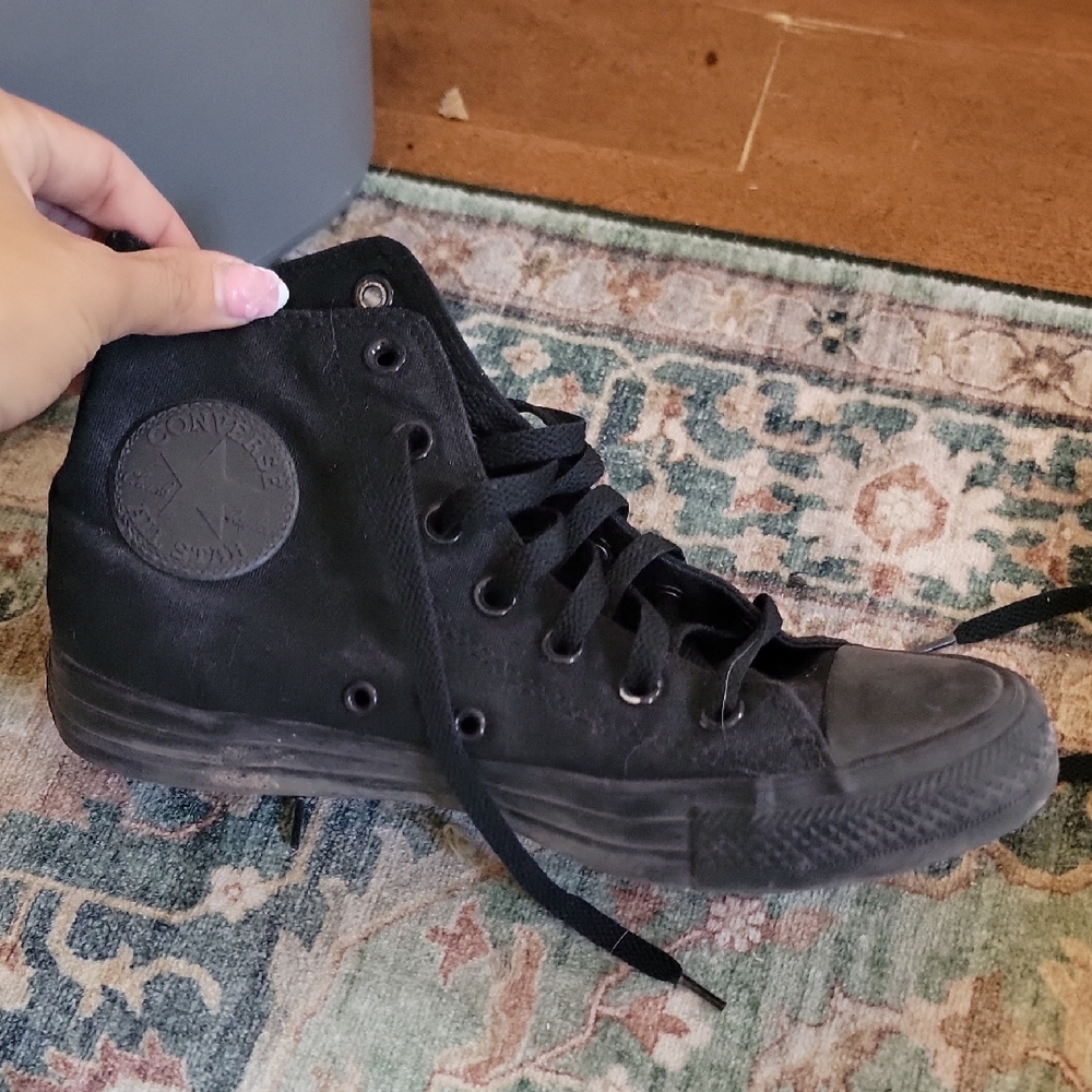 Converse Black Canvas High-Tops